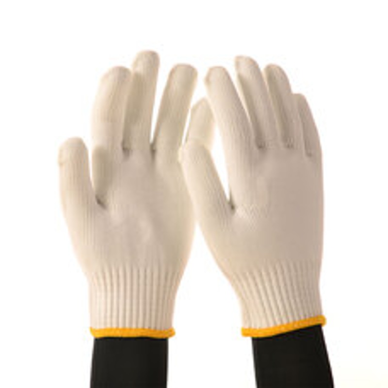 驰色 10Z针涤纶600克 黄边手套 CS-GLOVE 010 12双/打  无色（单位：打）