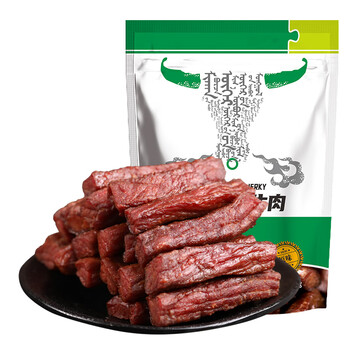 科尔沁 手撕风干牛肉 原味（新） 100g 绿色（单位：袋）