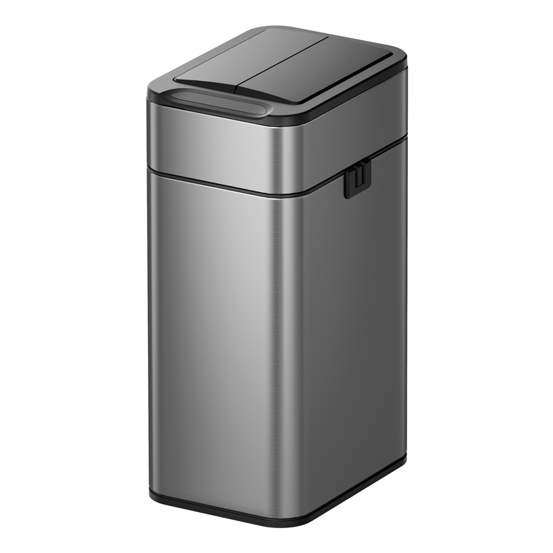 洁安惠 不锈钢智能垃圾桶 9810D 15升充电款 炭灰色（单位：台）