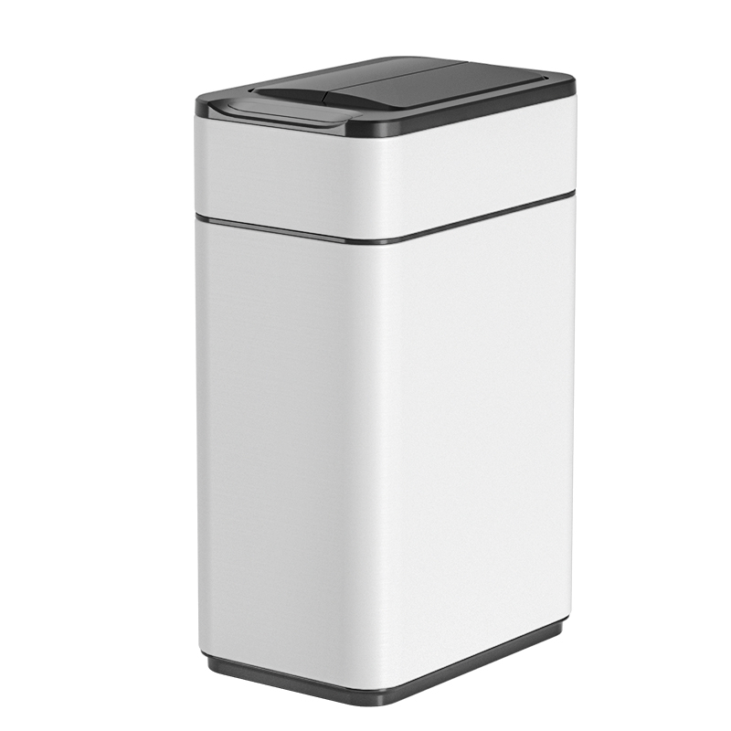 洁安惠 不锈钢智能垃圾桶 9810D 15升充电款 白色（单位：台）