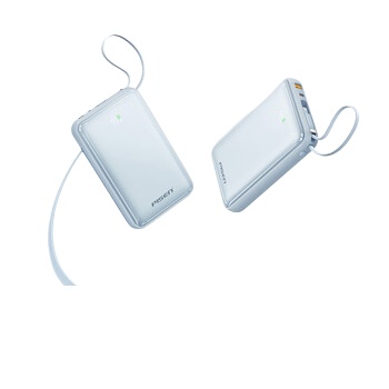 品胜（PISEN） 自带线充电宝 AS-182 45W 20000毫安 天空蓝（单位：个）