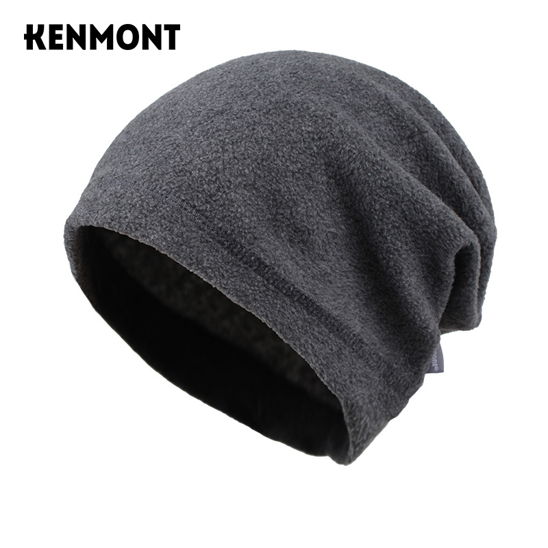 卡蒙（Kenmont）  秋冬套头针织帽男 KM-1499-09 50*29cm 深灰色（单位：件）