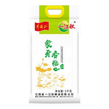 一江秋 井冈山大米 富硒臻稻 南方香米 籼米 真空锁鲜 象牙香粘 5kg 混色（单位：袋）