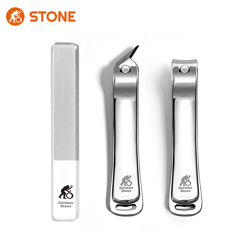 司顿（STONE） 烁石指甲钳 STD2111 13.4*9.6*3.4cm/174g/三件 不锈钢色（单位：套）