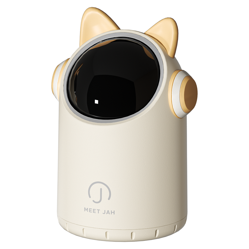 洁安惠 桌面智能垃圾桶 666-1 2升电池款 奶油色（单位：台）