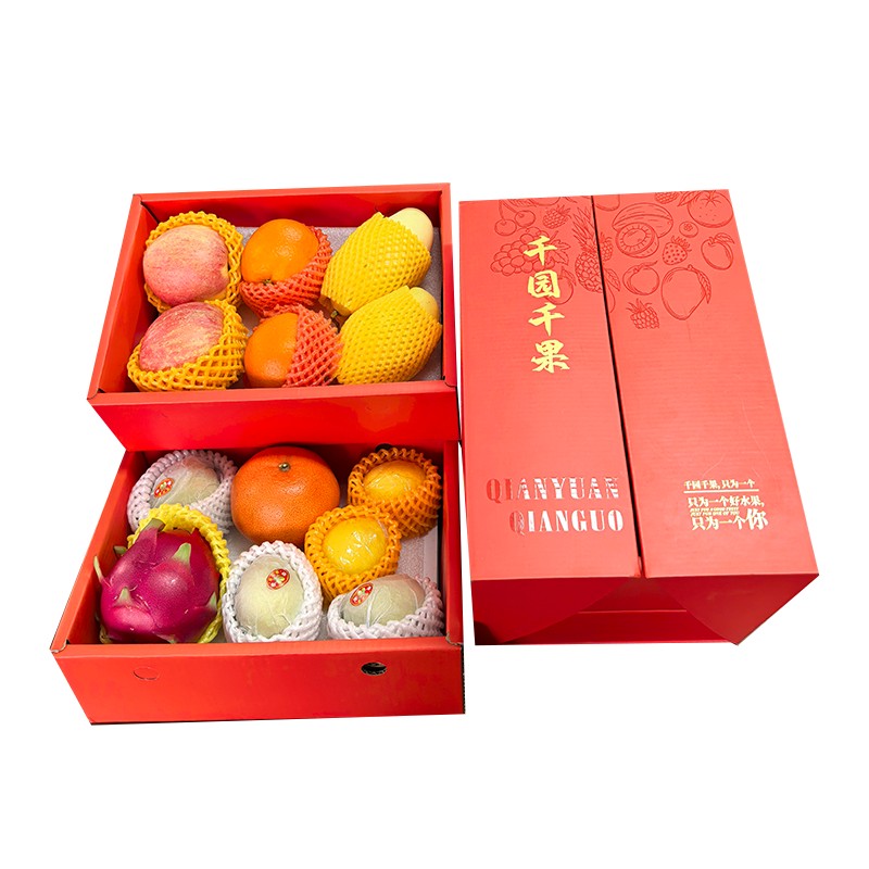 千园千果 水果 常年款158型礼盒 2.76kg 红色（单位：盒）
