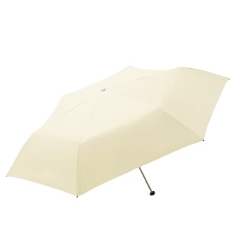 天堂 超轻黑胶防晒抗UV遮阳伞 37518E 50cmX6骨 鸣沙米（单位：把）