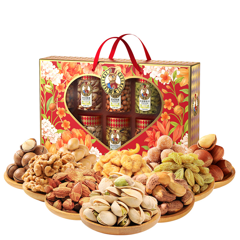 如水 珍果礼盒 十全十美 1588g  红色（单位：盒）