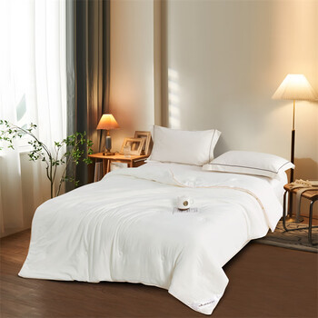 怡莲（YEALOTUS） 大豆暖绒被 YL-231-2 150*200cm, 填充净重：500克 白色（单位：床）