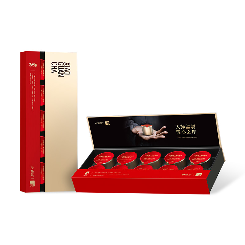 小罐茶 大红袍茶10罐装（金罐）4.0版 大师系列 A40g  银色（单位：盒）