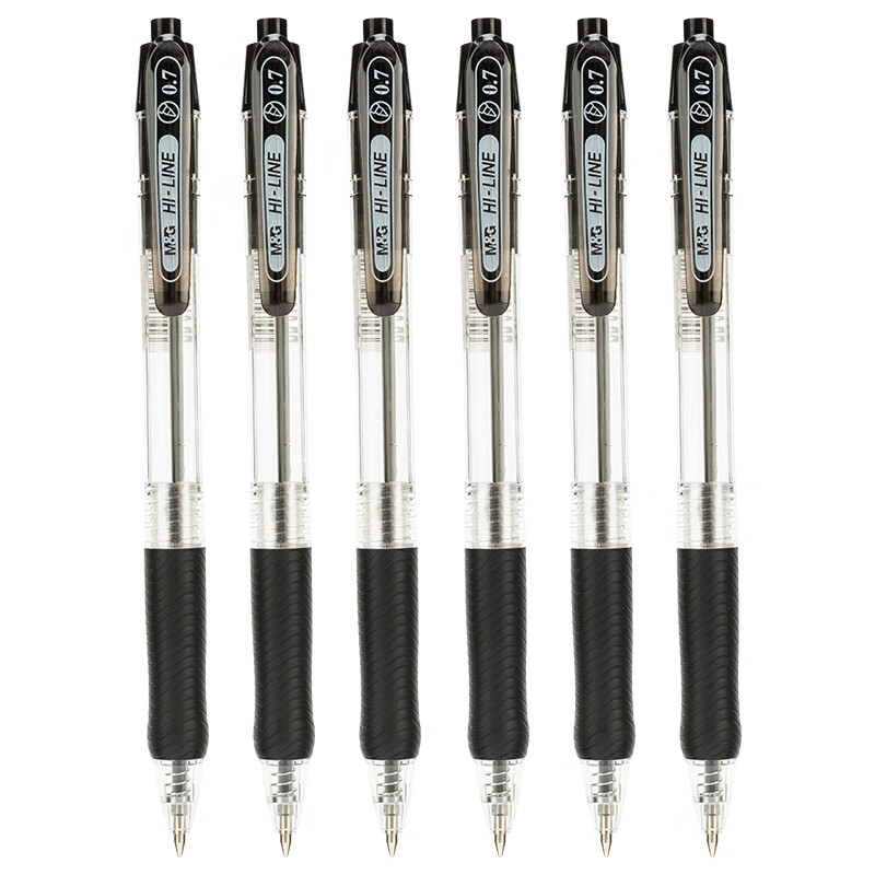 晨光（M&G） 按动圆珠笔 BP8106B 0.7mm12支/盒 黑色（单位：盒）