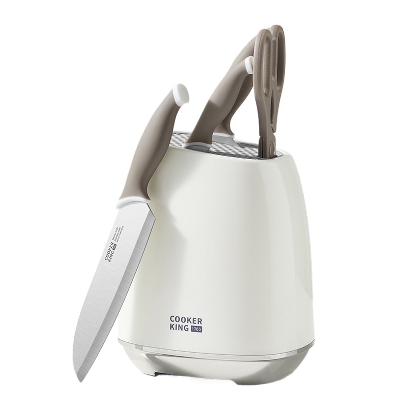 炊大皇 黑鲨刀具套装 TD05HS 五件套 白色（单位：套）