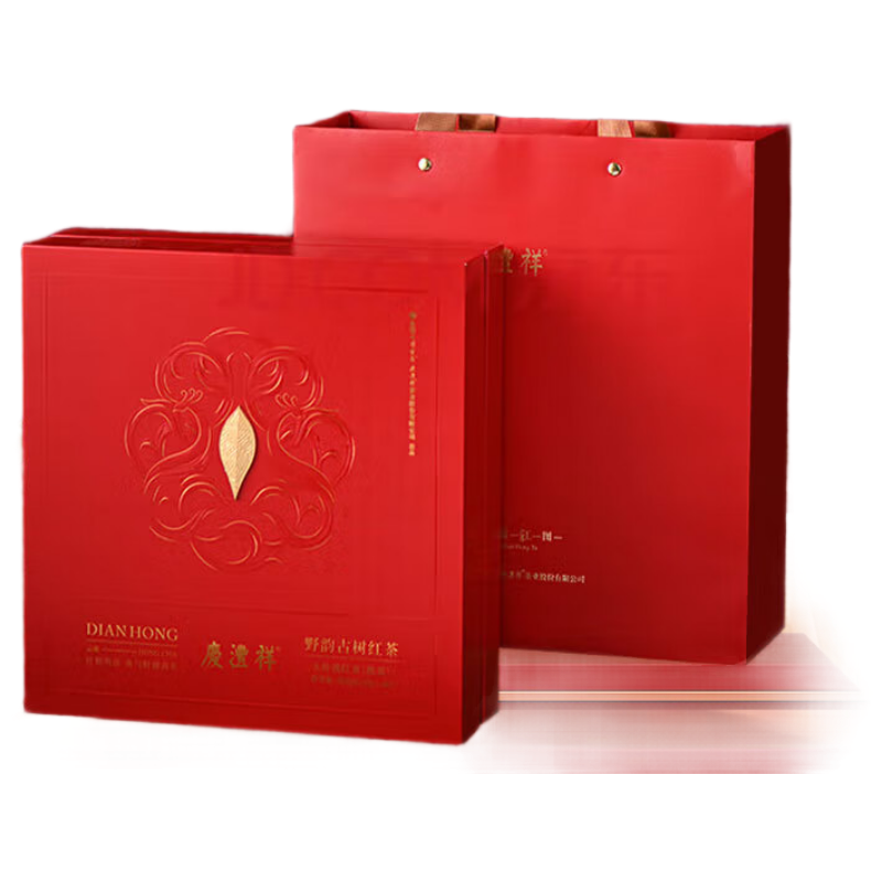 七彩云南 红茶 野韵古树 200g 红色（单位：盒）