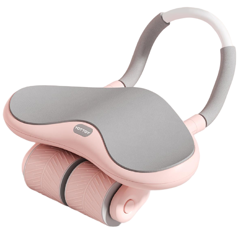 YOTTOY 三轮无计时 肘撑健腹轮二合一含跪垫 qtjf2312x1B00015042a009 2.2kg 粉色（单位：个）