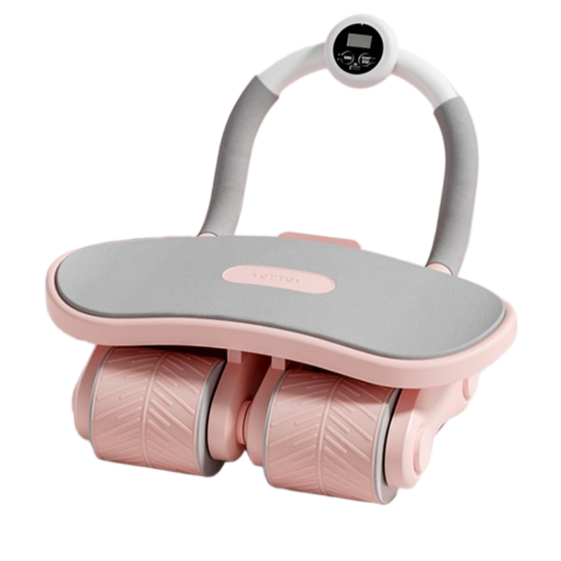 YOTTOY 四轮计时款 肘撑健腹轮二合一 含跪垫 Y24041A007002 2.4kg  粉色（单位：件）