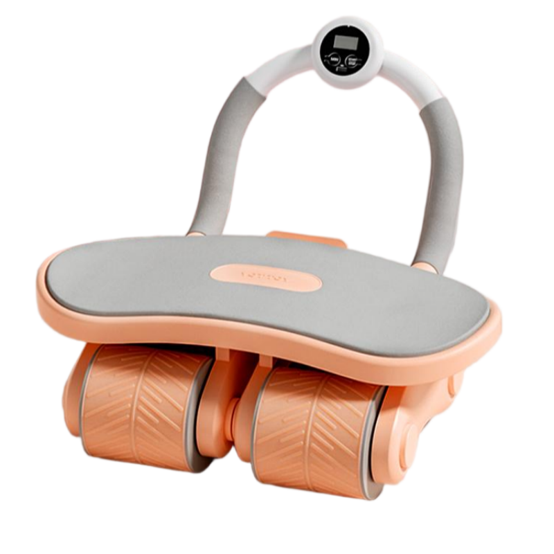 YOTTOY 四轮计时款 肘撑健腹轮二合一 含跪垫 Y24036D005002 2.4kg 橙色（单位：件）