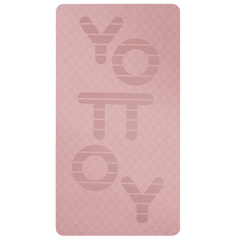 YOTTOY 80CM明星系列瑜伽垫  AYJDKF185807 185*80*0.7cm  粉色（单位：条）