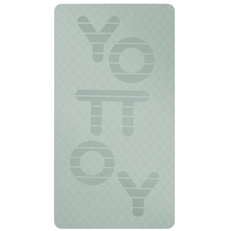 YOTTOY 80CM明星系列瑜伽垫  AYJDKV185807 185*80*0.7cm  绿色（单位：条）