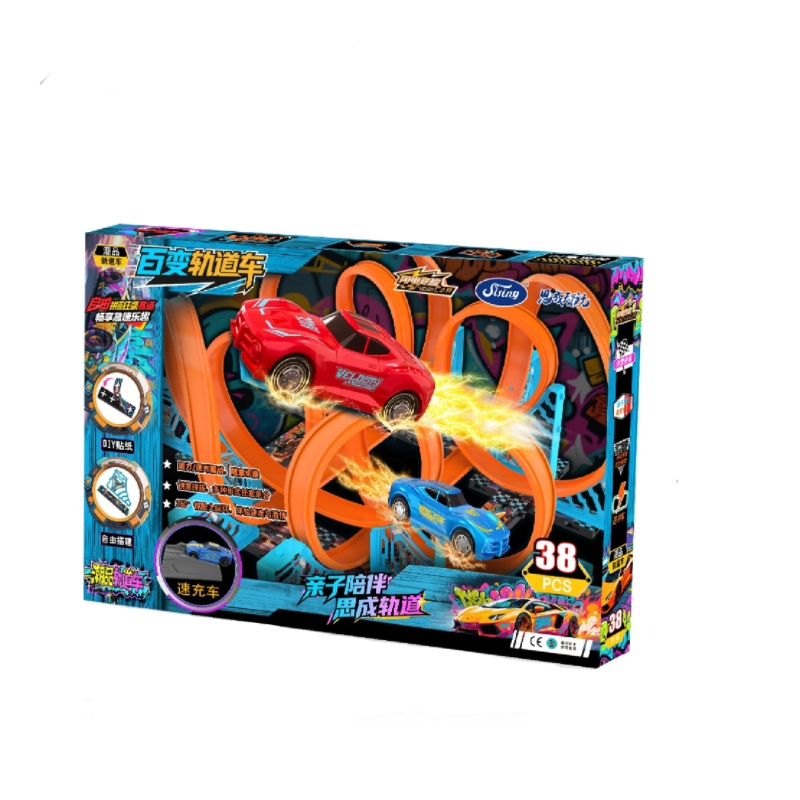 思成（SISING） 闪电穿梭 &middot; 豪华款轨道车 SC140 60*7*40cm 混色（单位：件）