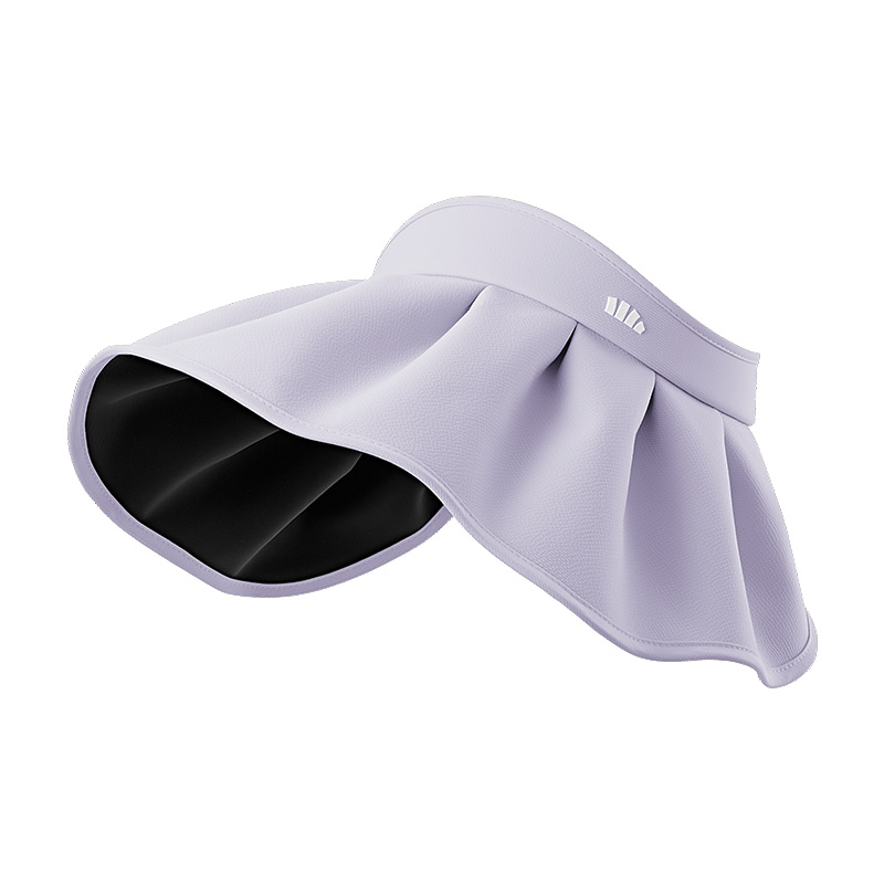 蕉下（beneunder） 女士轻薄黑胶贝壳防晒帽 BM017 F码  浅月紫（单位：顶）