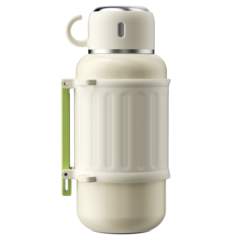 贝洛可（BELO&PRAC） 暖小贝316不锈钢随行保温壶 BK228 1000ml 象牙色（单位：个）