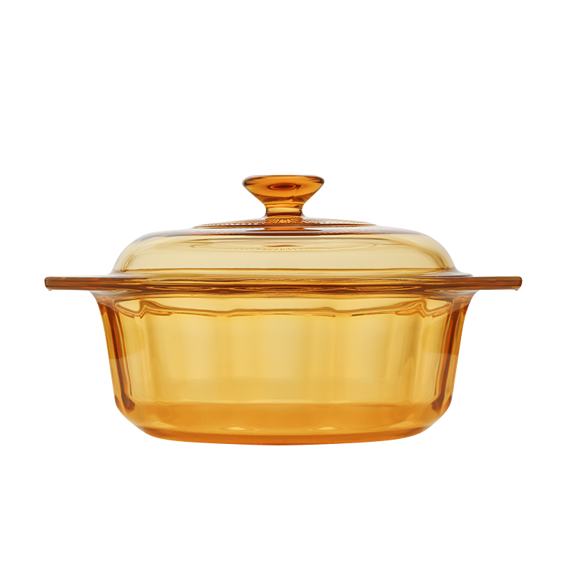 杜邦（DUPONT） 晶耀微晶玻璃锅  PW2250 2.25L 琥珀色（单位：套）