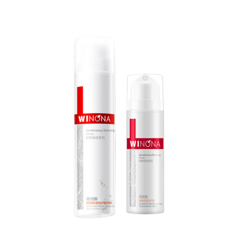 薇诺娜（WINONA） 舒敏保湿润肤水+特护霜 组合 120ml+50g 本白色（单位：套）