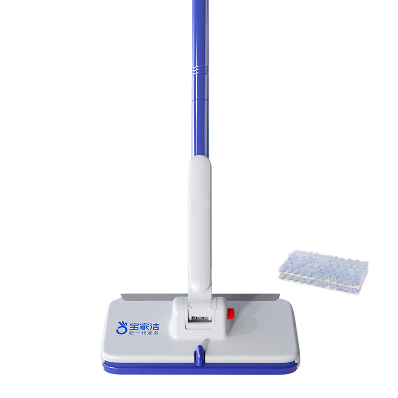 宝家洁（BAOJIAJIE） 鲨鱼齿夹布拖 XE05 +2片静电除尘绒绒布 白色（单位：组）