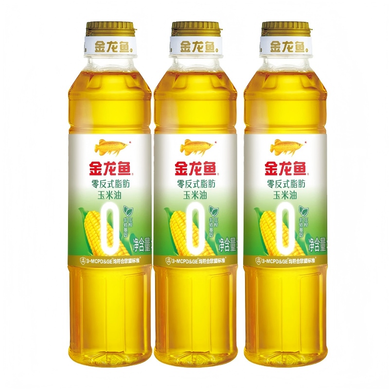 金龙鱼 阳光零反式脂肪 玉米油 400ml*3支 黄色（单位：组）