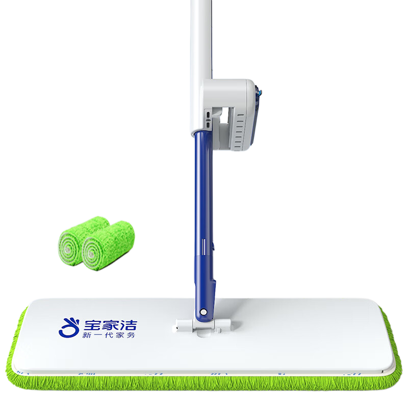 宝家洁（BAOJIAJIE） 肥皂拖把 XF06 40CM+2片绿布 白色（单位：组）