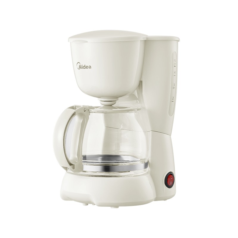 美的（Midea） 半自动家用滴漏咖啡壶 MA-DC510 625ml 白色（单位：台）