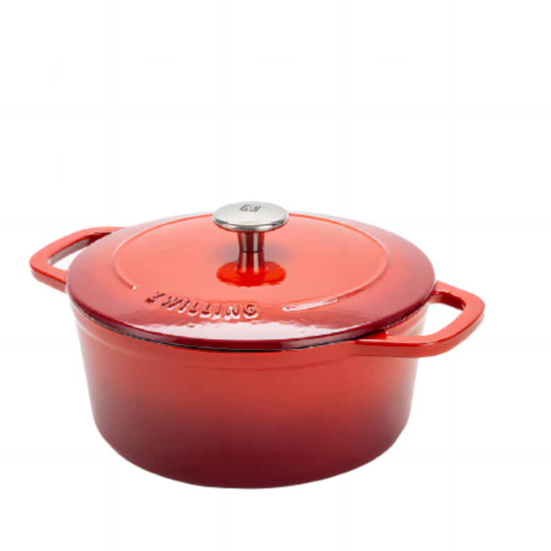 双立人（ZWILLING） 珐琅铸铁锅电磁炉燃气通用 40501-463G 20cm 红色（单位：个）