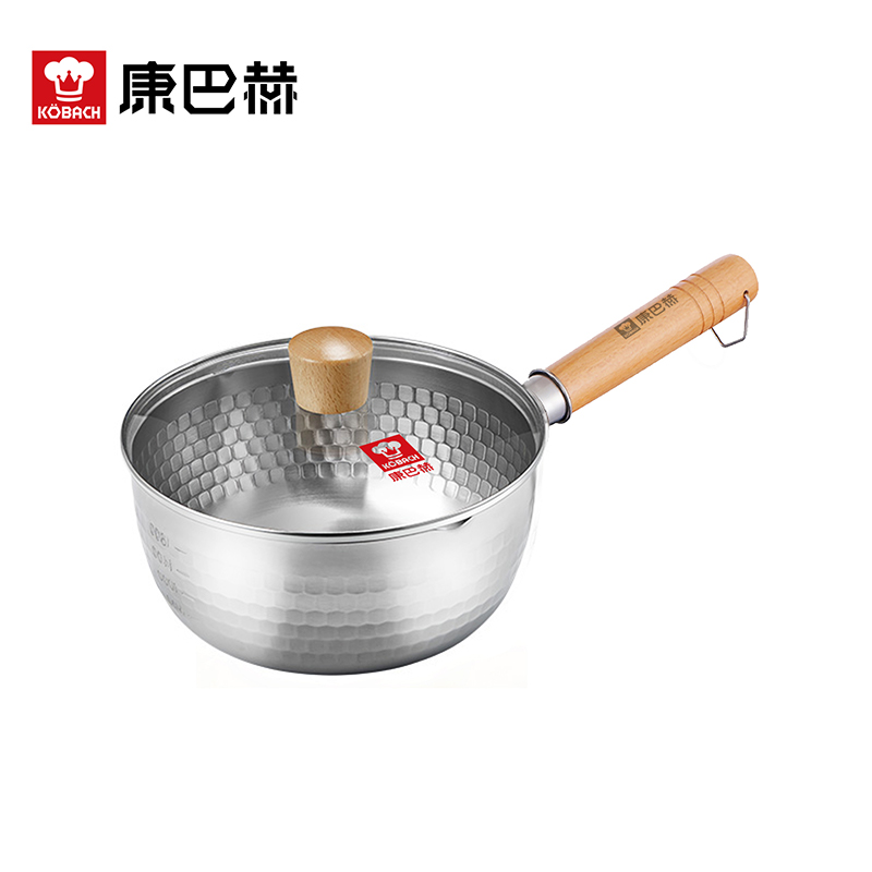 康巴赫 和风雪平锅20cm  （15043007） KGJ-X20W 20cm  不锈钢色（单位：套）