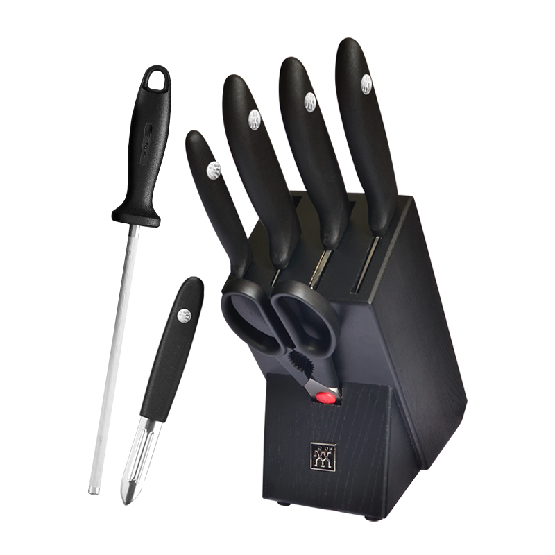 双立人（ZWILLING） 银点刀具套装 1012419 8件套 黑色（单位：套）