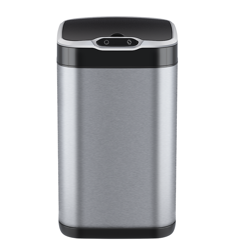 洁安惠 正方形感应踢踢垃圾桶 6310DP 8升充电款 不锈钢色（单位：台）