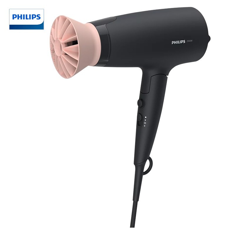 飞利浦电吹风机BHD356  黑色   黑色