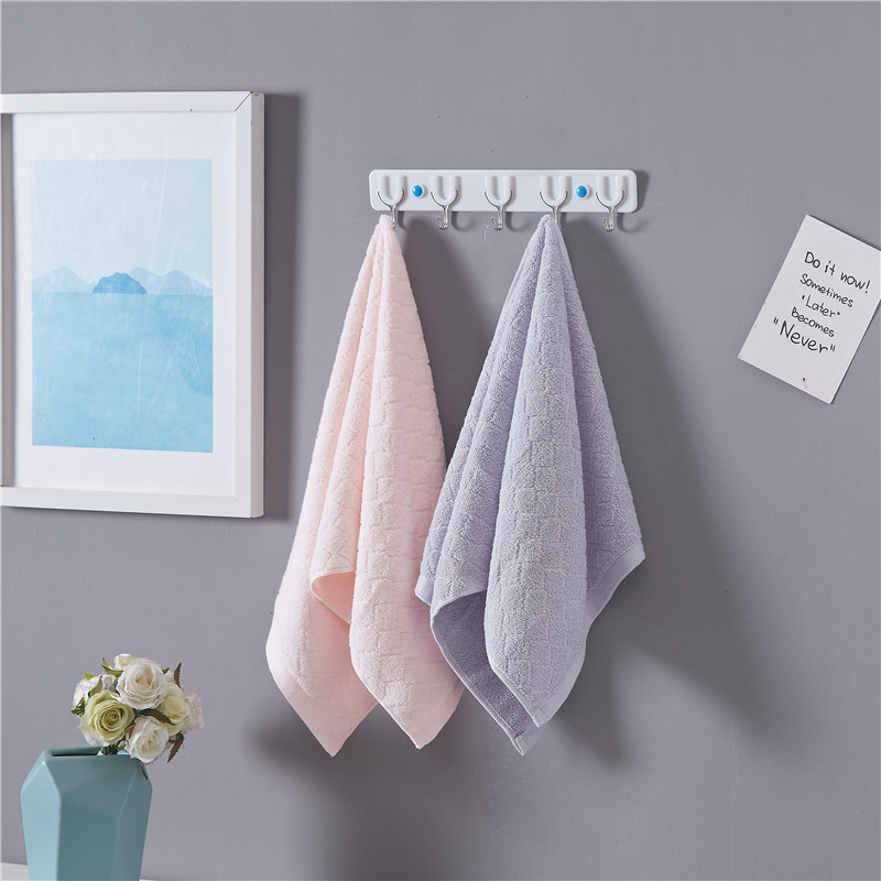 恒源祥 HYX006MJ拉米风情毛巾单条装 34*74cm  粉色  