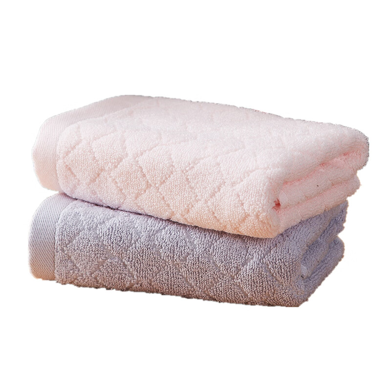 恒源祥 HYX007MJ拉米风情毛巾双条装 34*74cm*2  灰色  