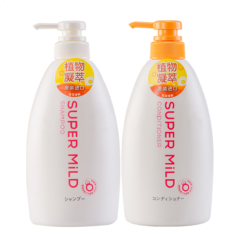 资生堂惠润柔净洗发露/护发素(鲜花芳香)瓶 洗发+护发组合