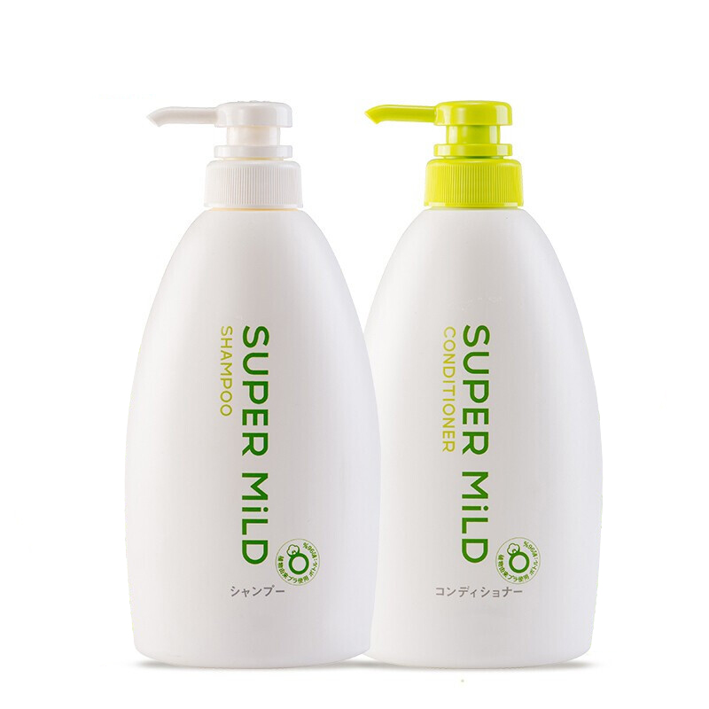 资生堂惠润柔净绿野芳香（瓶） 护发+洗发组合600ml+600ml