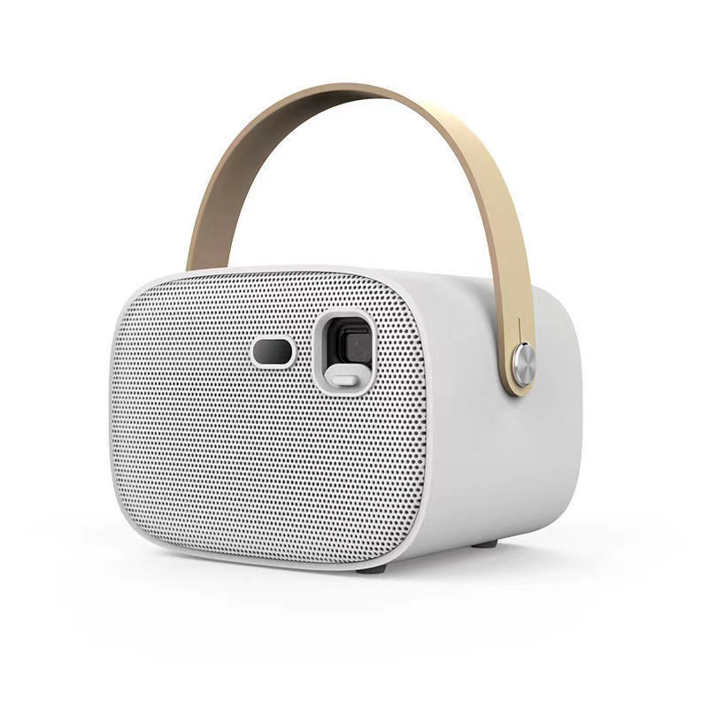 窝窝头 投影仪家用1080P全高清智能投影机手机投屏宿舍卧室客厅家庭影院游戏娱乐网课 M9丨双系统 4K高清 台 白色