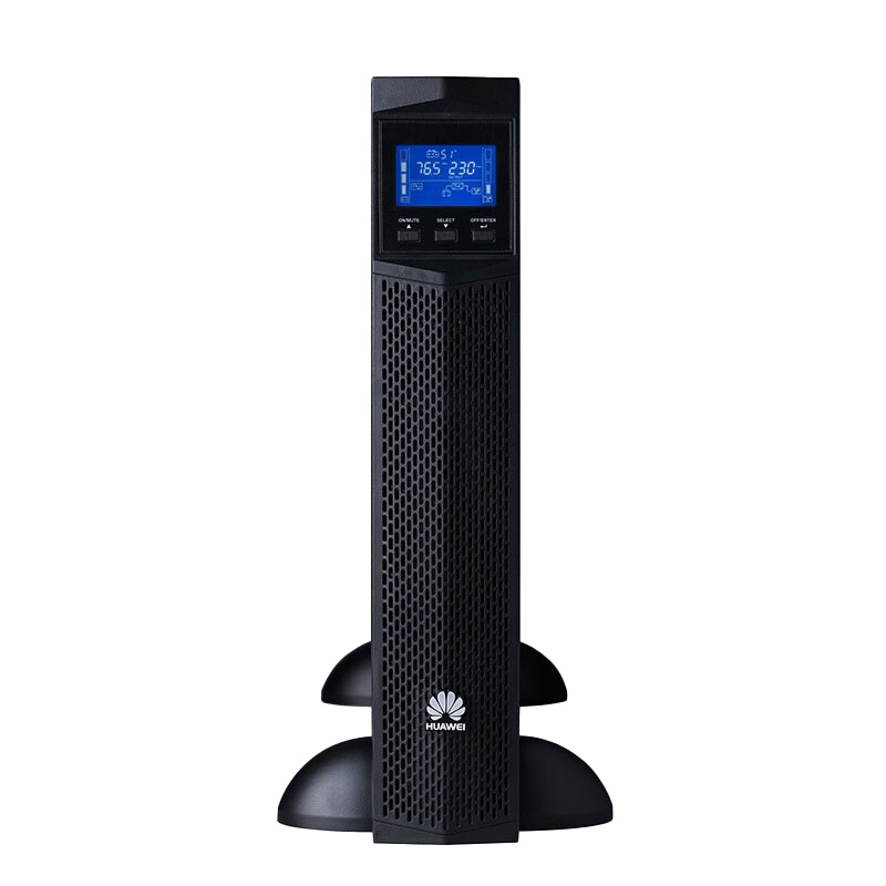 华为（HUAWEI）企业级UPS不间断电源3KVA/2.4KW （塔式/机架式互换长机，无内置电池）-UPS2000-G-3KRTL  黑色  
