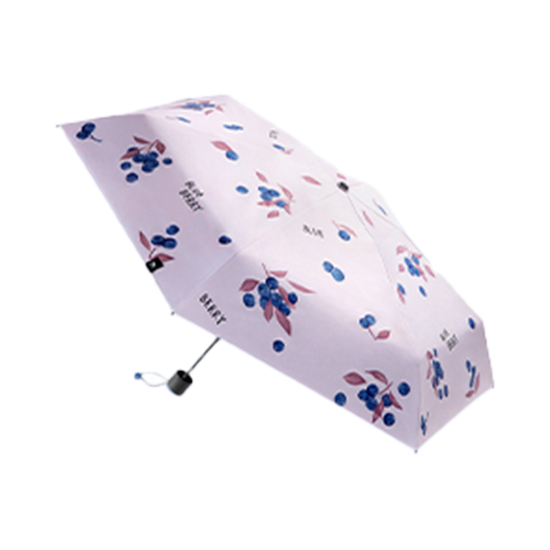 蕉下2021果趣系列五折伞（悦莓） 把 紫色