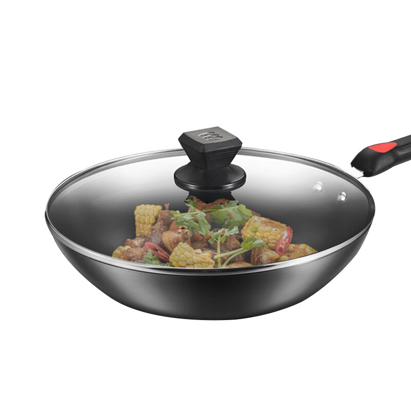 康巴赫福运32cm精铁锅 CJP32A1（单位：个） 黑色