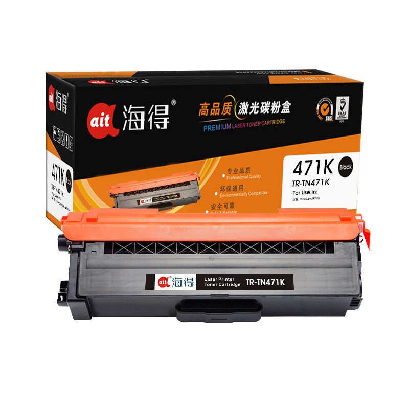 海得(ait) TR-TN471K 专业版 适用机型：兄弟Brother HL-L8260CDN L9310CDW L8900CDW 打印量：3000页 粉盒 1.00 只/支 (计价单位：支) 黑色