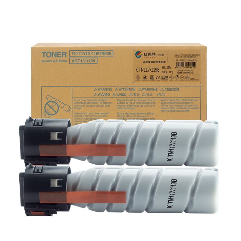科思特 K TN117/119B/TNP26 打印量约4300页 粉盒 (计价单位：只) 黑色