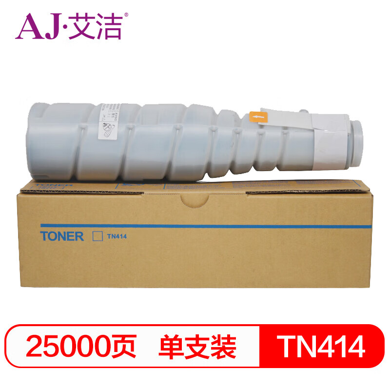 艾洁(AJ) TN414 打印量25000页 适用柯尼卡美能达/BH423/BH363 粉盒 (计价单位：只) 黑色