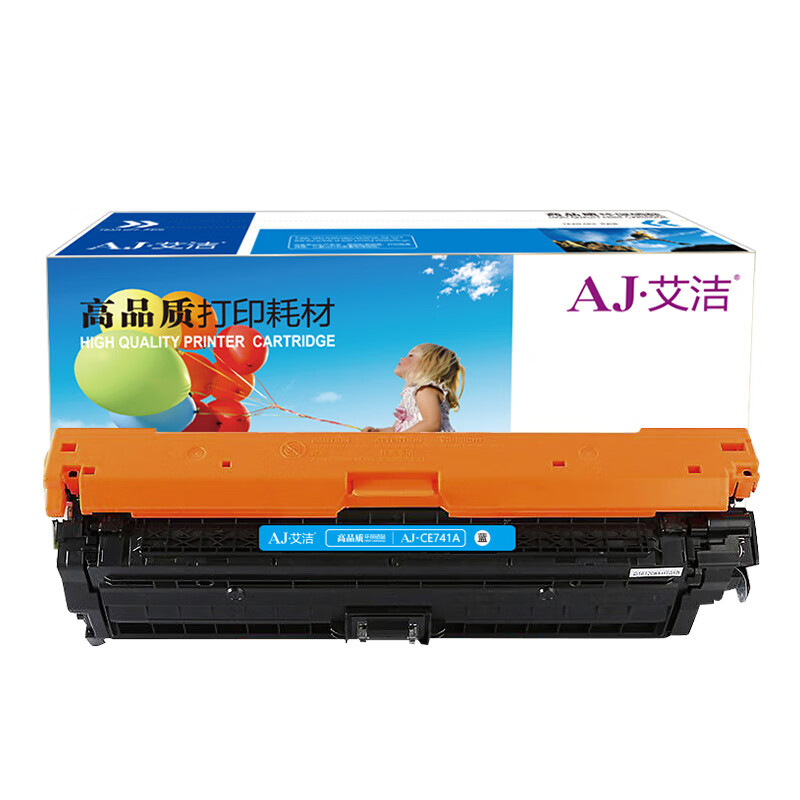 艾洁(AJ) CE741A 307A 打印量7300页 适用HP/5225XH/CP5225n/CP5225 307A CP5220 硒鼓 (计价单位：只) 蓝色