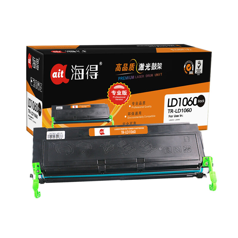 海得(ait) TR-LD1060    专业版 用联想LENOVO LJ6000 LJ6100 LJ6150N LD1060 打印量：10000页 硒鼓 1.00 只/支 (计价单位：支) 黑色