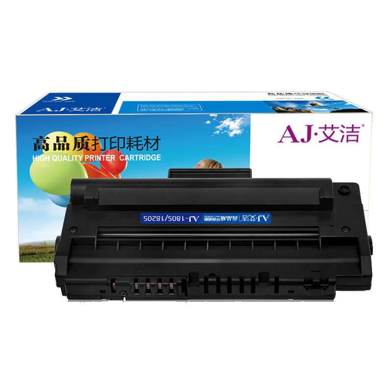 艾洁(AJ) 180S 1820S加黑版 打印量3000页 适用东芝/180S/T1820 硒鼓 (计价单位：只) 黑色